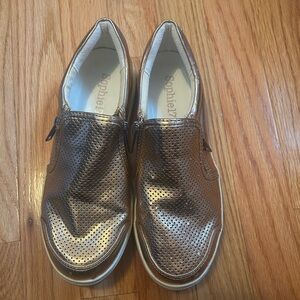 Slip On Rose Gold Sneakers